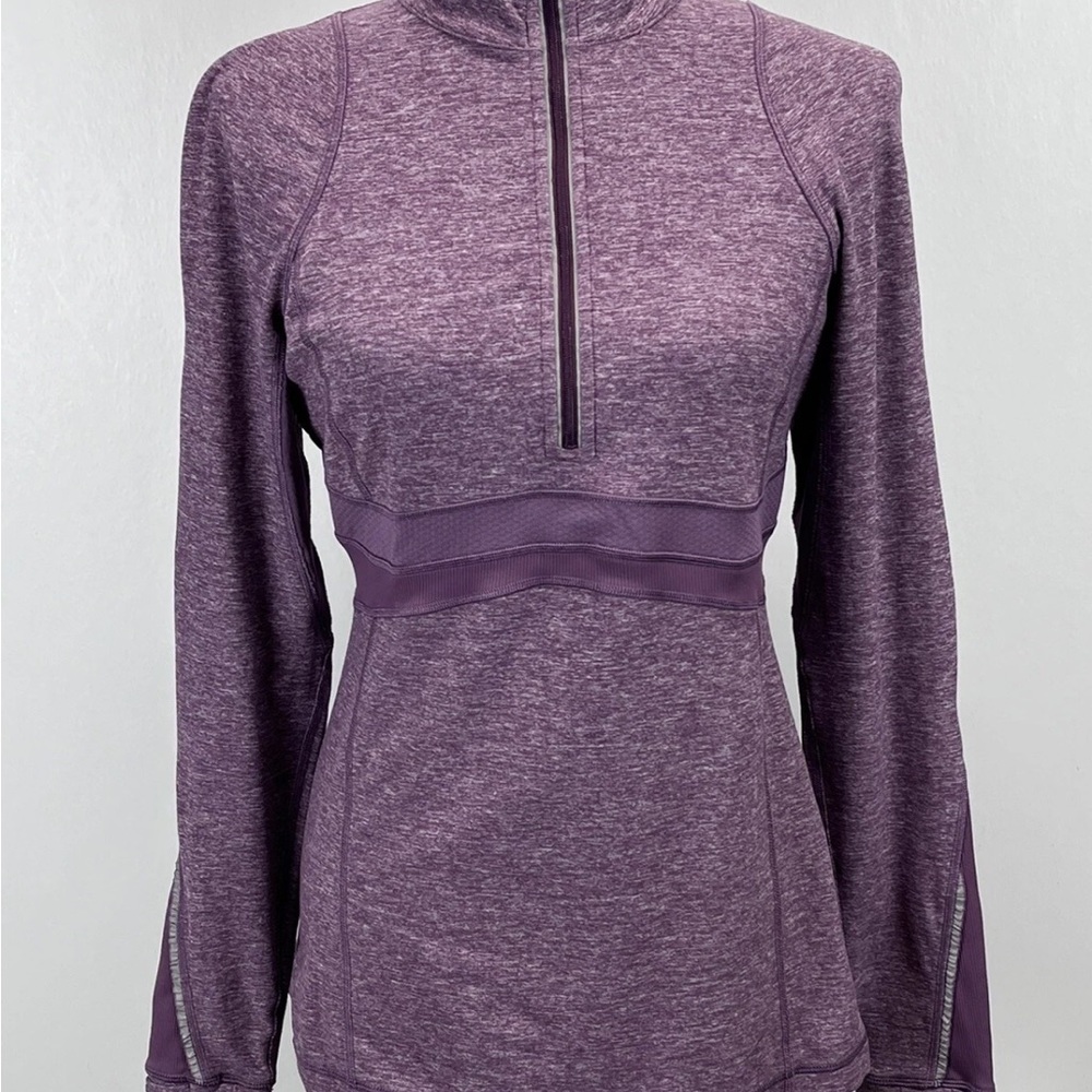 Lululemon Run Full Tilt Half Zip Sz 4